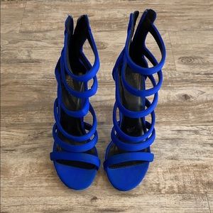 Blue heels